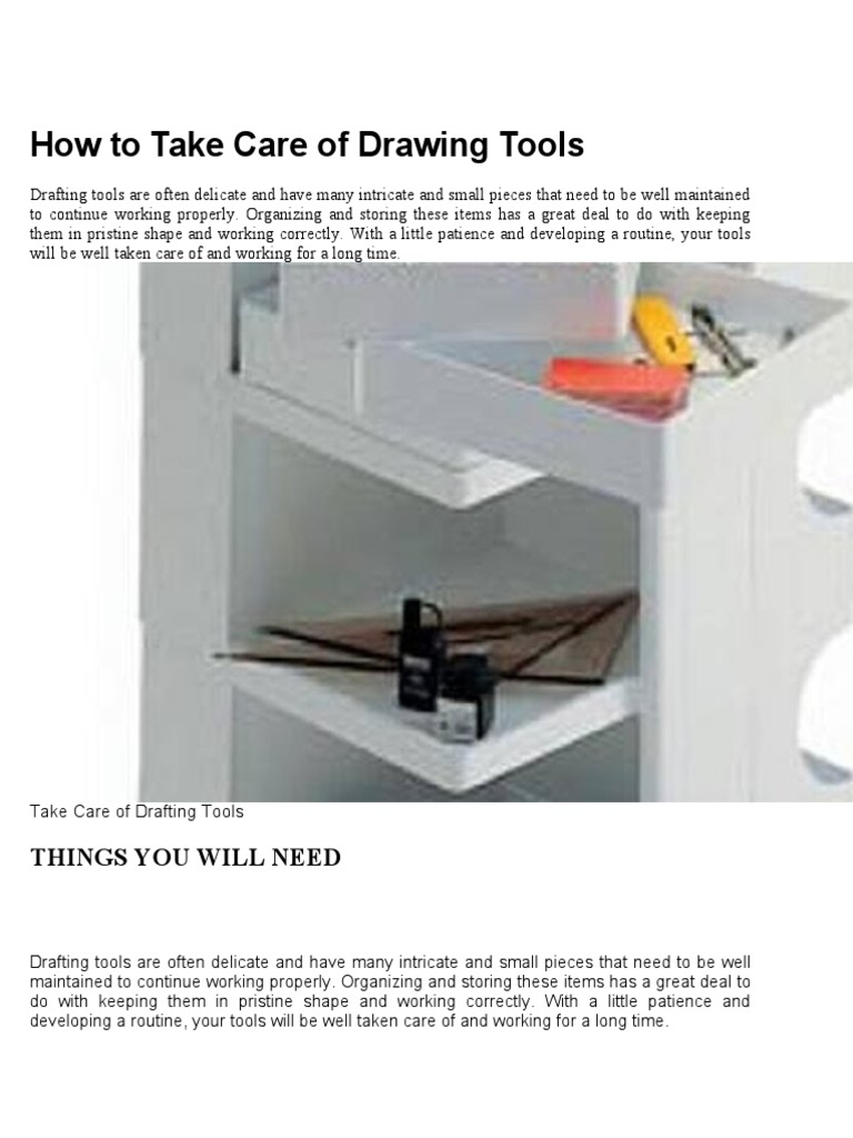 How to Take Care of Drawing Tools: Expert Tips