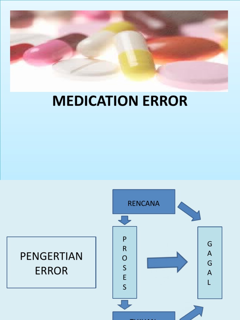 Medication Error Dispensing Error PDF