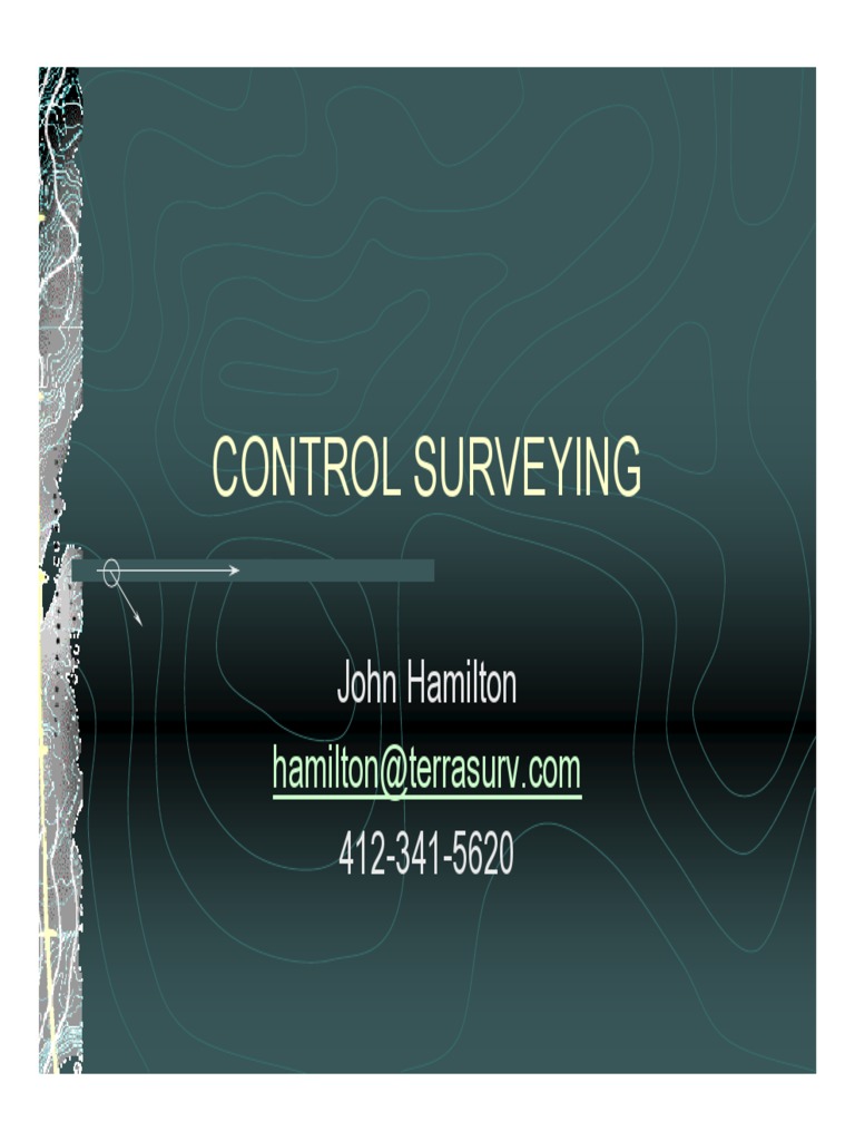 Control Surveying 1 PDF Geophysics Geographic Data And Information