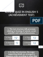 Khyle Tutorial Session - Review Quiz For Achievement Test - Part 4