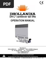 DH-L Cantilever Tail Lifts Operation Manual