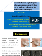 Unlicensed-The Relationship Between Cephalogram Analysis and Oxygen D