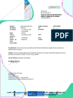 Ubimed Resultado de Prueba de Antigeno Covid-19 Marisol Cruz Gutierrez C.C 1098721525