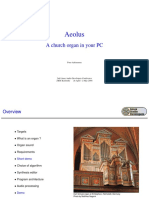 Aeolus: A Church Organ in Your PC