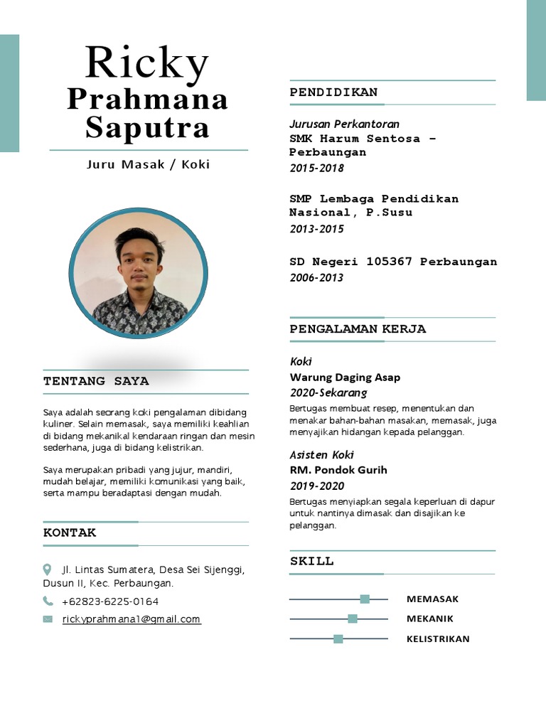 CV Mas Ki | PDF