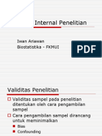 Validitas Internal Penelitian