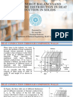 Shell Energy Balancesand Temperature Distribution in Heat Conduction in Solids