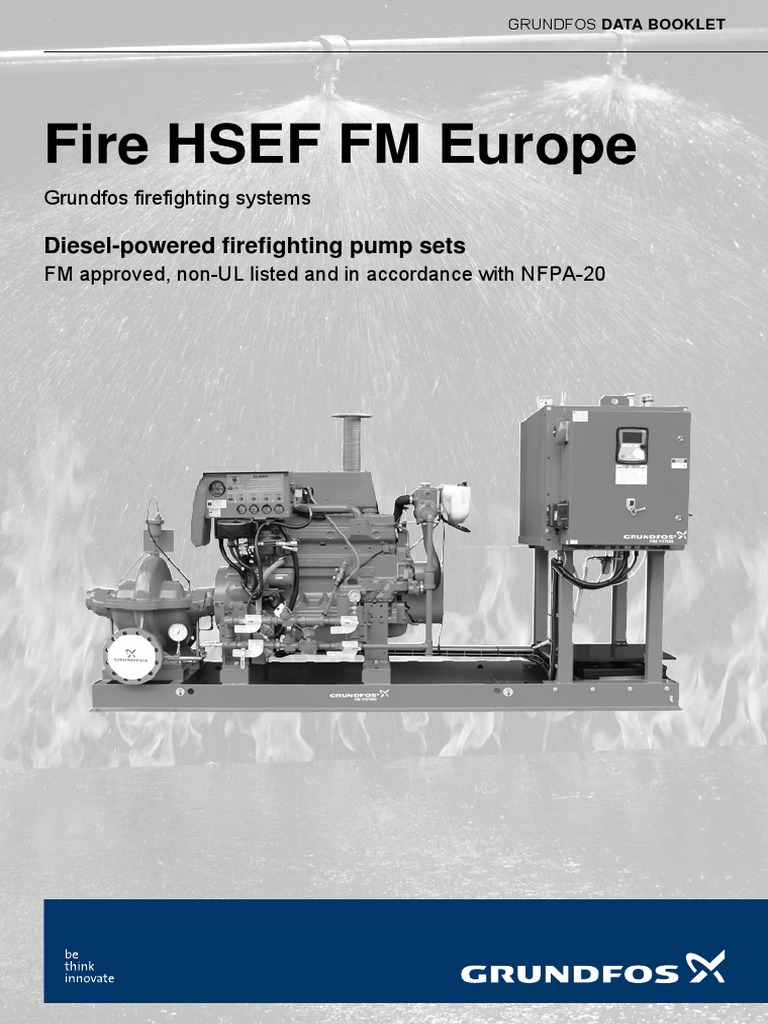 Fire HSEF FM Europe: Diesel-Powered Firefighting Pump Sets | PDF ...