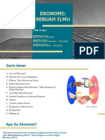 EKONOMI: ILMU YANG MENJELASKAN SUMBER DAYA LANGKA