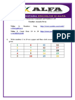 Subject: Classroom Commands and Numbers 1-20 Teacher: Amanda Pavan Video 1: Numbers Song Video 2: Count From 10 To 20