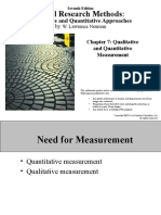 Chapter 07 - Qualitative and Quantitative Measurement - 7e