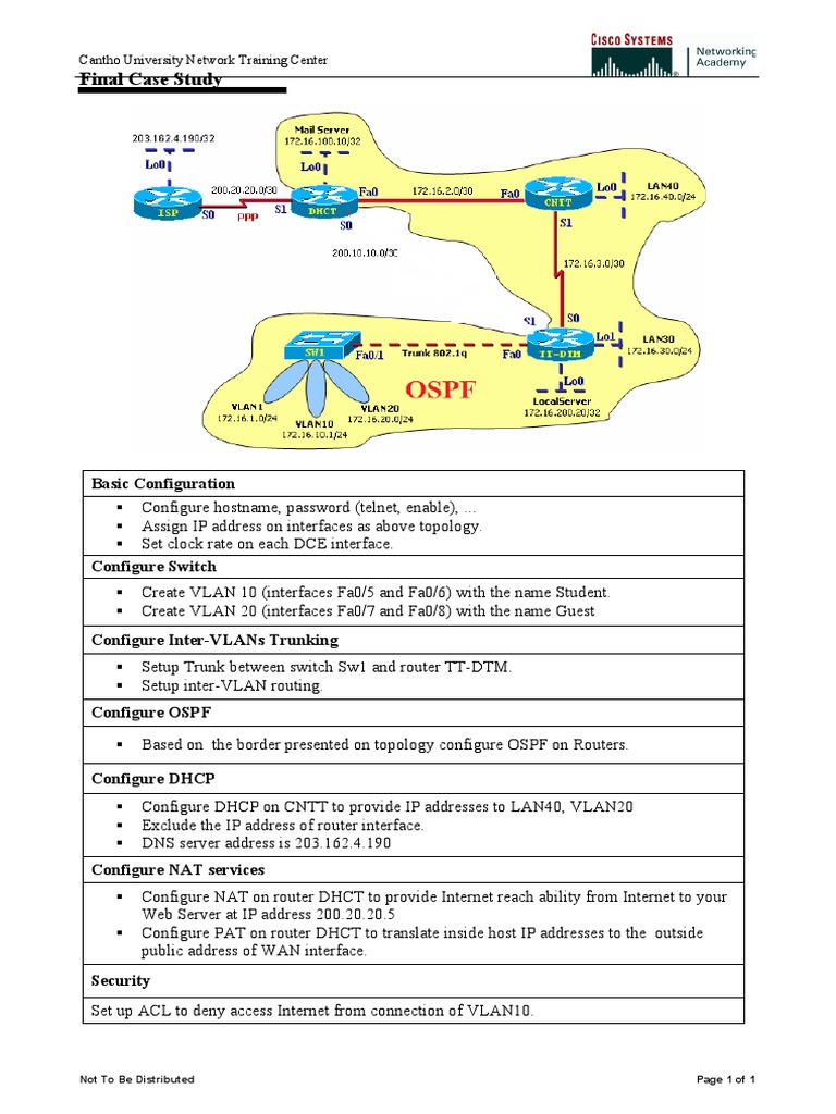 Cantho University Network Setup Guide | PDF | Home & Garden ...