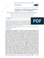 Design and Construction of A 18 DBM Frequency Modulated Radio Transmitter To Cover 1375 M Radius