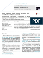 Kinetic Modeling of Phenolic Compound Degradation During