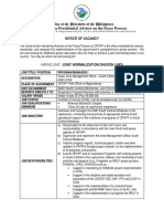 Terms of Reference - OPAPP-Joint Normalization Division