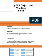 Using GUI Objects and Windows