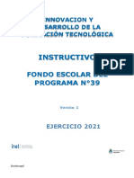 INSTRUCTIVO FONDO ESCOLAR 2021 Programa 39