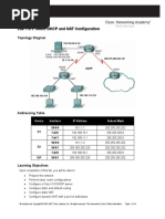 Lab 7.4.1: Basic DHCP and NAT Configuration: Topology Diagram