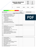 AT1 Inspección Sensorial para Cargador Frontal: Item Descripción Estado Observaciones