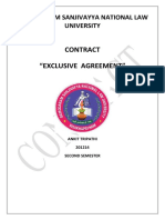Everything you need to know about exclusive agreements
