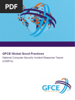 Gfce Global Good Practices: National Computer Security Incident Response Teams (Csirts)