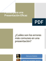 Pautas para Una Presentación Eficaz