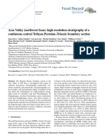 Aras Valley (Northwest Iran) : High-Resolution Stratigraphy of A Continuous Central Tethyan Permian-Triassic Boundary Section