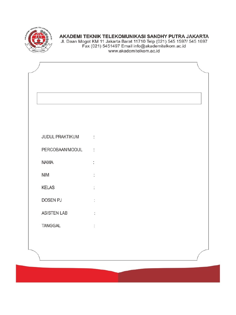 Format Laporan Praktikum | PDF