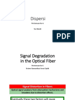 SIGNAL DISTORTION (Dispersi)