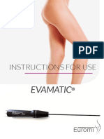 Evamatic - Instructions For Use