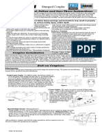 Stamped Coupler: Read, Understand, Follow and Save These Instructions