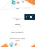 Relacionar conocimientos sobre contabilidad administrativa y de costos