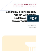 Centralny elektroniczny rejestr wyborców podstawą reform prawa wyborczego