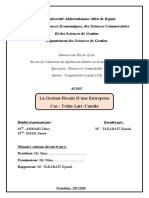 La Gestion Fiscale D'une Entreprise