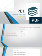 PET PPT Presentation