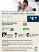 State of The Art Concepts in Aortic Valve Replacement: Please Join Us For The 90 Minutes