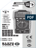 Auto-Ranging Digital Multimeter: Instruction Manual