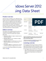 Licensing Data Sheet: Product Overview