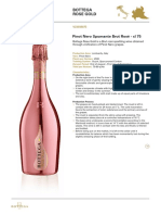 Bottega Rose Gold: Pinot Nero Spumante Brut Rosé - CL 75