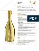 Prosecco DOC Spumante Brut - CL 75: Bottega Gold