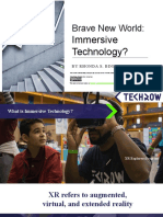 Brave New World XR What Is Immersive Technology