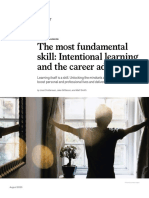 The Most Fundamental Skill: Intentional Learning and The Career Advantage