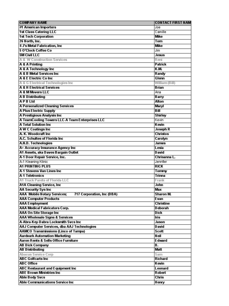 Vendor Database 1 | PDF | Computing And Information Technology | Business