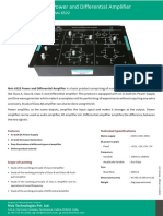 Scientech Nvis 6522 Power and Differential Amplifier