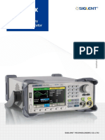 SDG1000X Series Function/Arbitrary Waveform Generator DataSheet