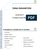 Antenna Parameters: Lecture No # 4