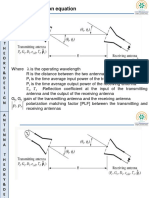 Friis Transmission Equation: T R T R