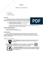 A) Portfolio B) Assessment C) Recommendation
