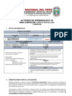 Química B1 - S6 CyT 3° - A