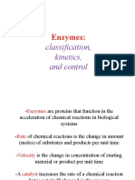 Enzymes:: Classification, Kinetics, and Control